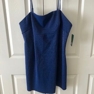 Wild Fable Sparkly Blue Cami Dress (1X)